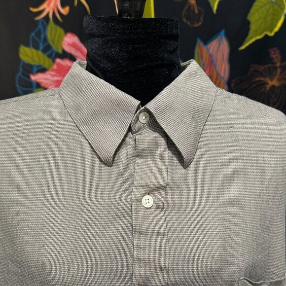 Corporate Casual Button-Down Shirt, 100% Cotton, Brown, Men's XXL - Picture 8 of 16